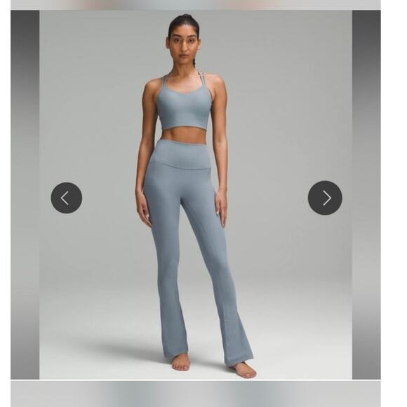 Lululemon high rise ribbed align flared leggings - Picture 1 of 5